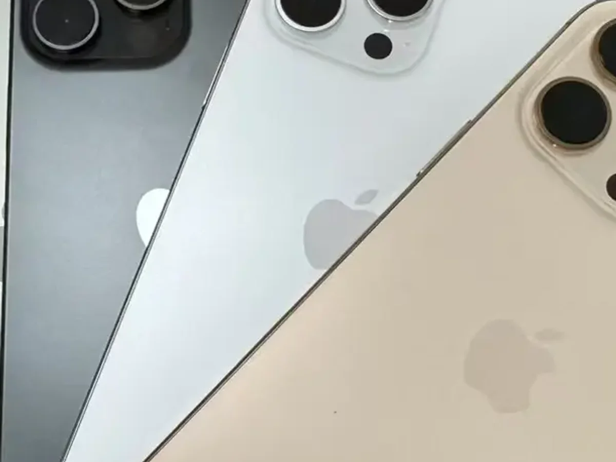 iPhone 16 Pro devices from a recent supplier ASIS batch after identifier-safe cropping